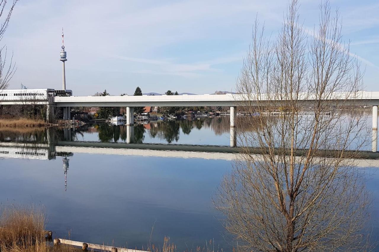 Trendy Danube Apartment - Close To Un Vienna Esterno foto